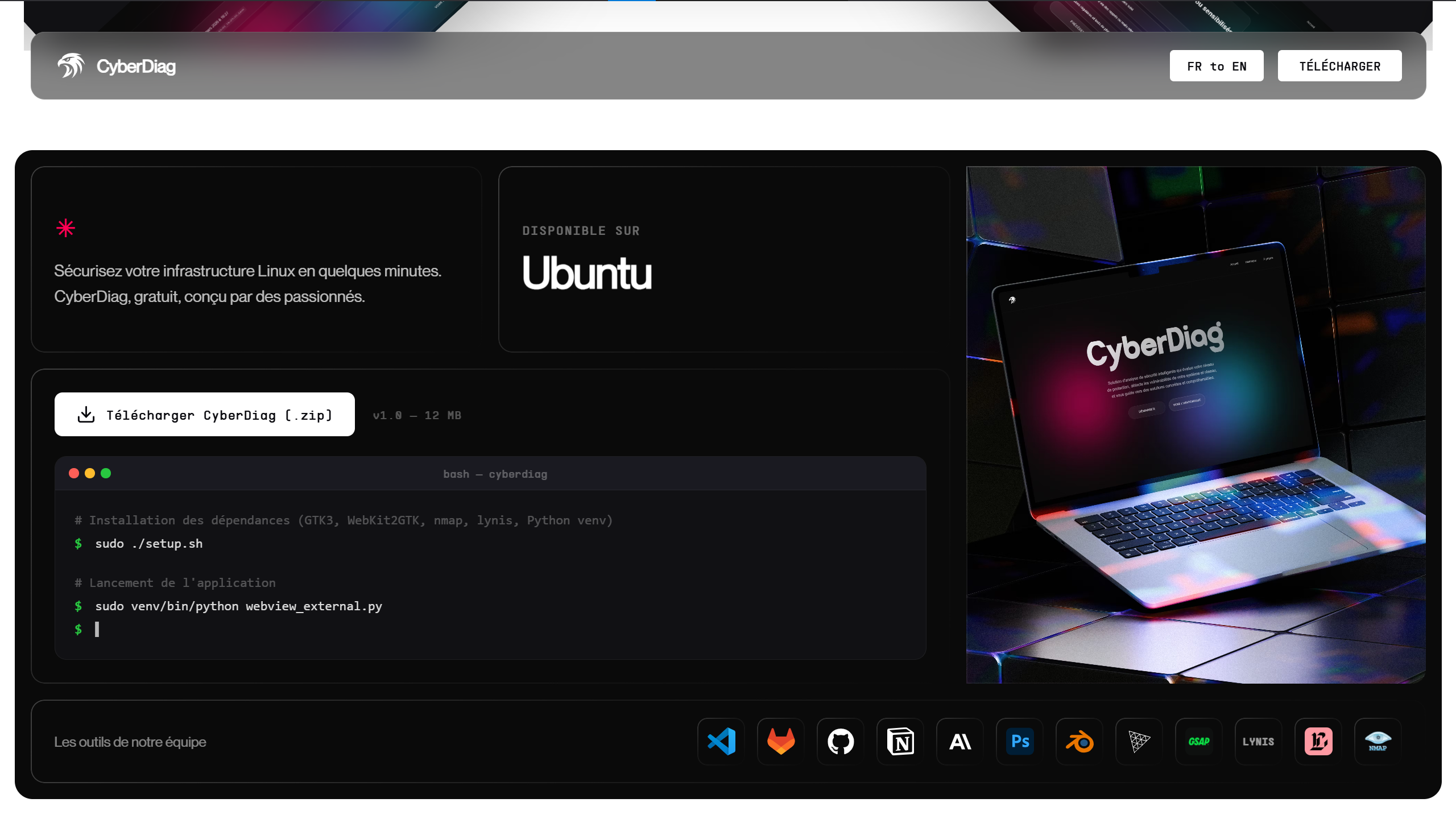 CyberDiag Website - Image 2